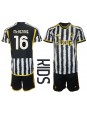 Juventus Weston McKennie #16 Domácí dres pro děti 2023-24 Krátký Rukáv (+ trenýrky)